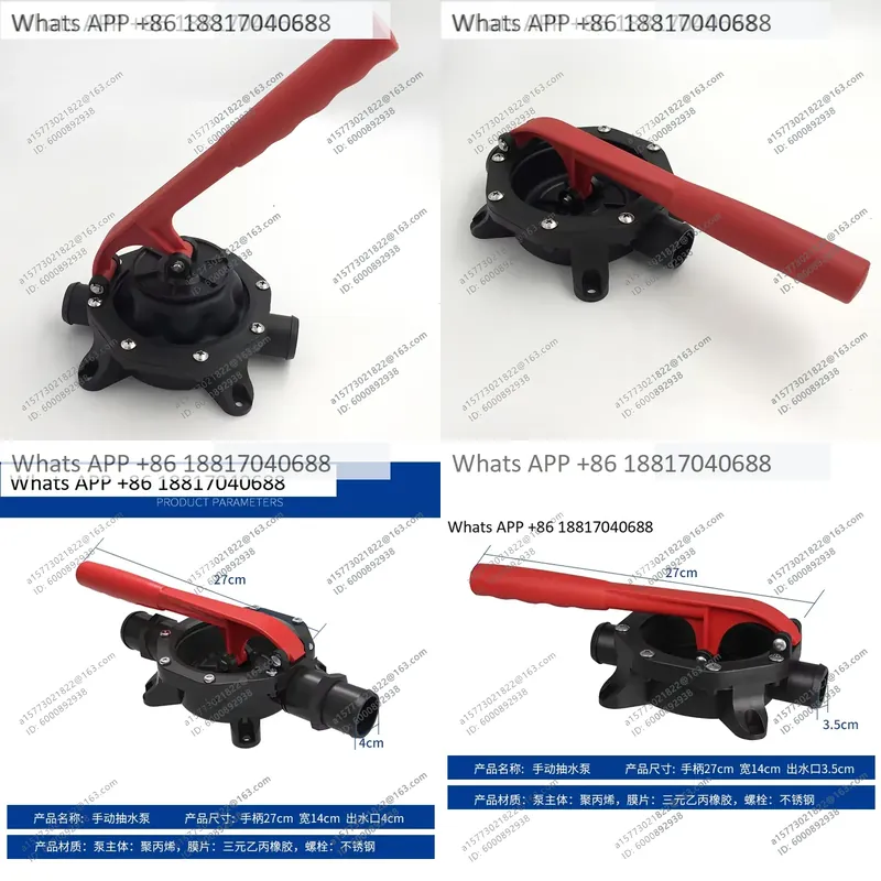 Fishing Boat Bilge Pump - 1 adet denizcilik için el kranklı