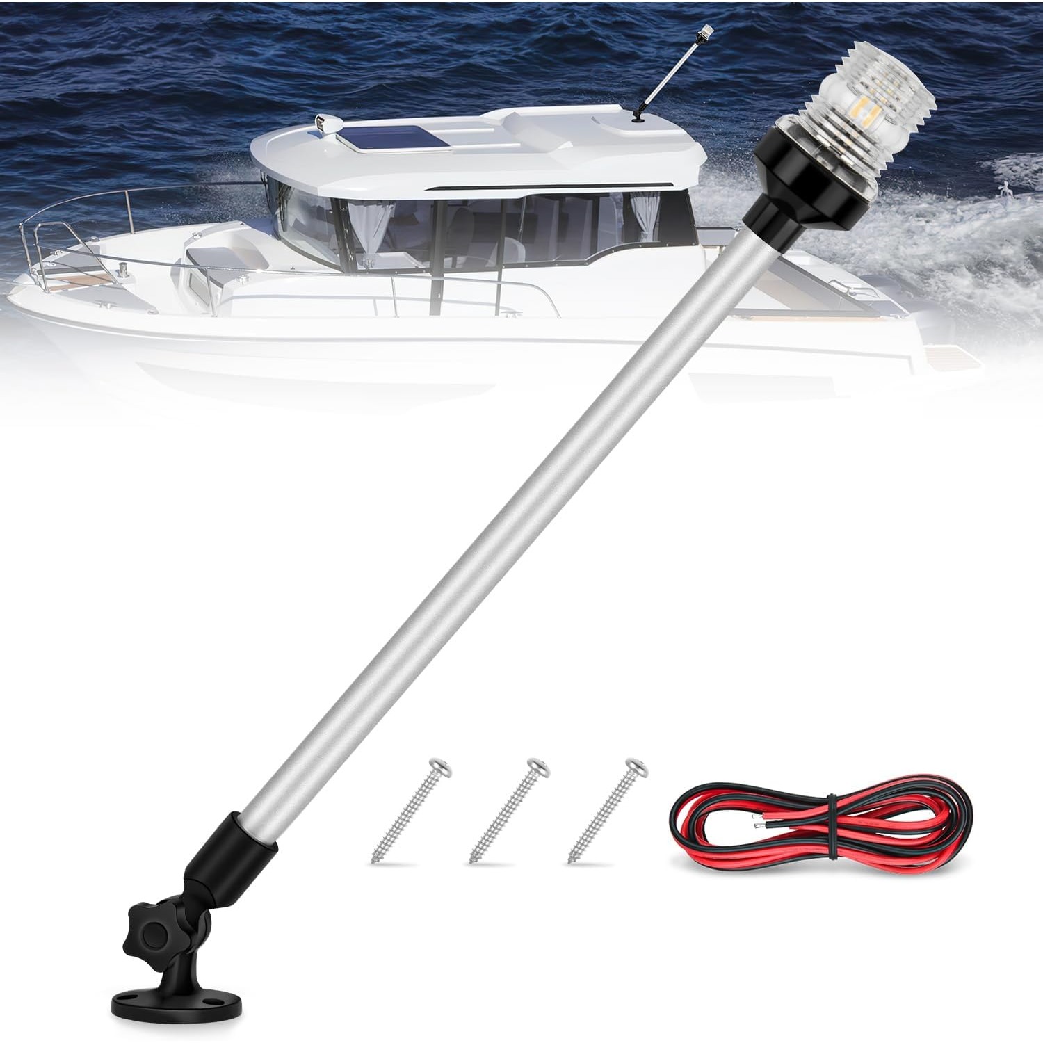 Fishing Boat Navigation Light - Nilight Deniz Teknesi Kıç Lambası 24