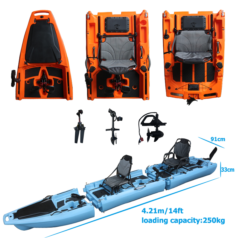 Fishing Boat Seat - 14FT 2 Kişilik Ayrılabilir Pedal Kayığı