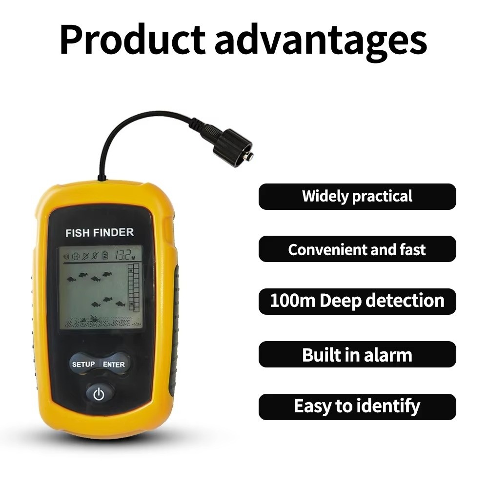 El Tipi Taşınabilir Balık Bulu - Fishing Boat Depth Finder incelemesi ve fiyatı