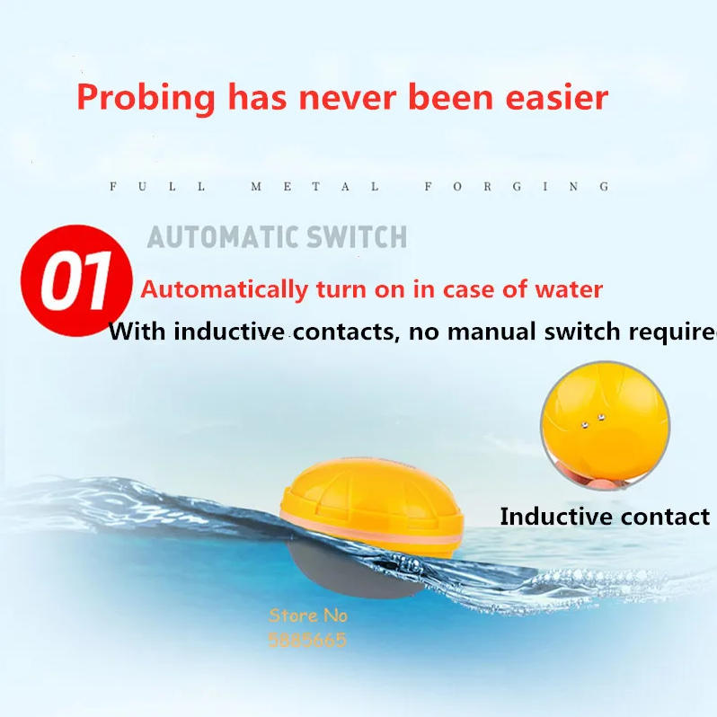 Akıllı Taşınabilir 50M Derinli - Fishing Boat Depth Finder incelemesi ve fiyatı