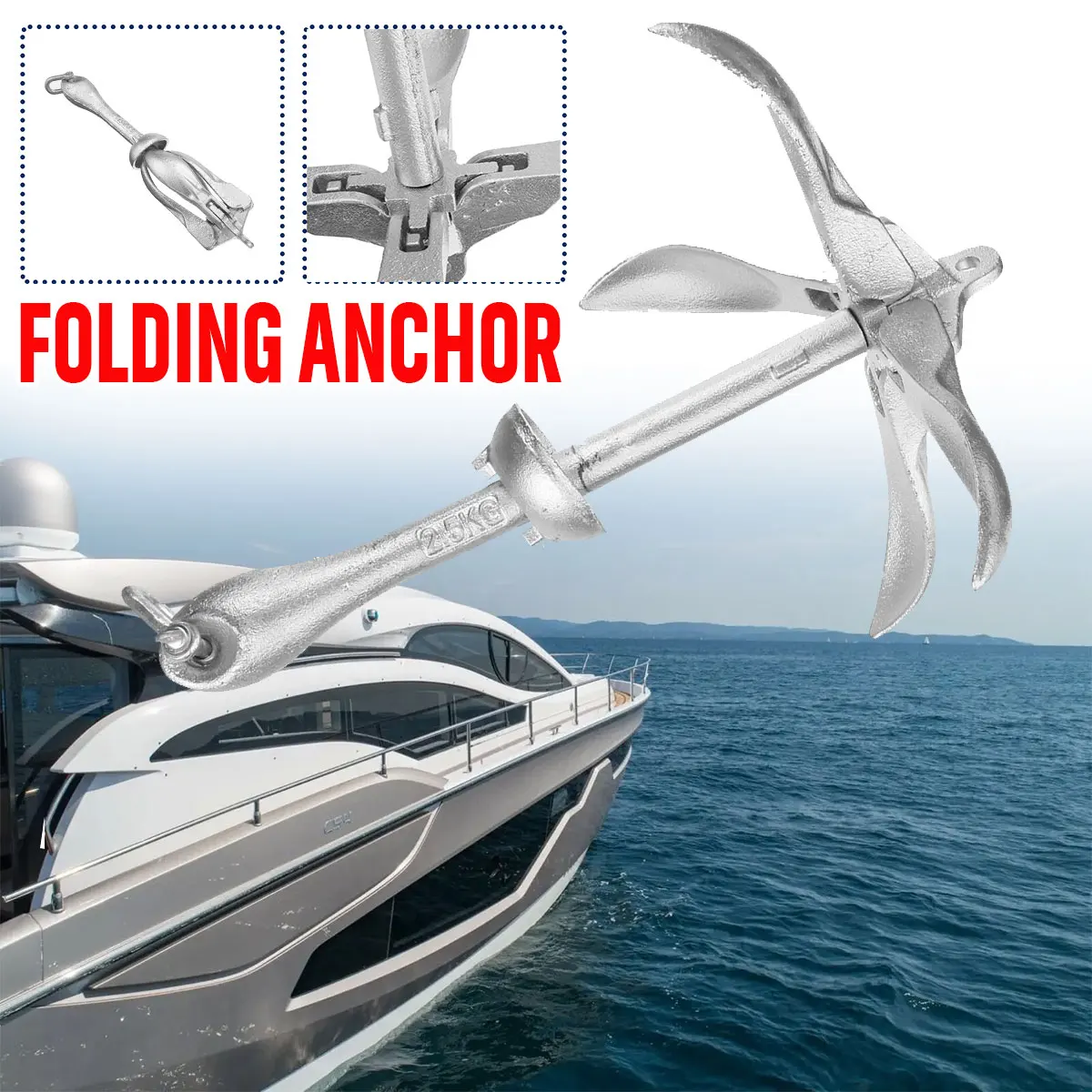 2.5KG/3.2KG Deniz Yatları İçin - Fishing Boat Anchor incelemesi ve fiyatı