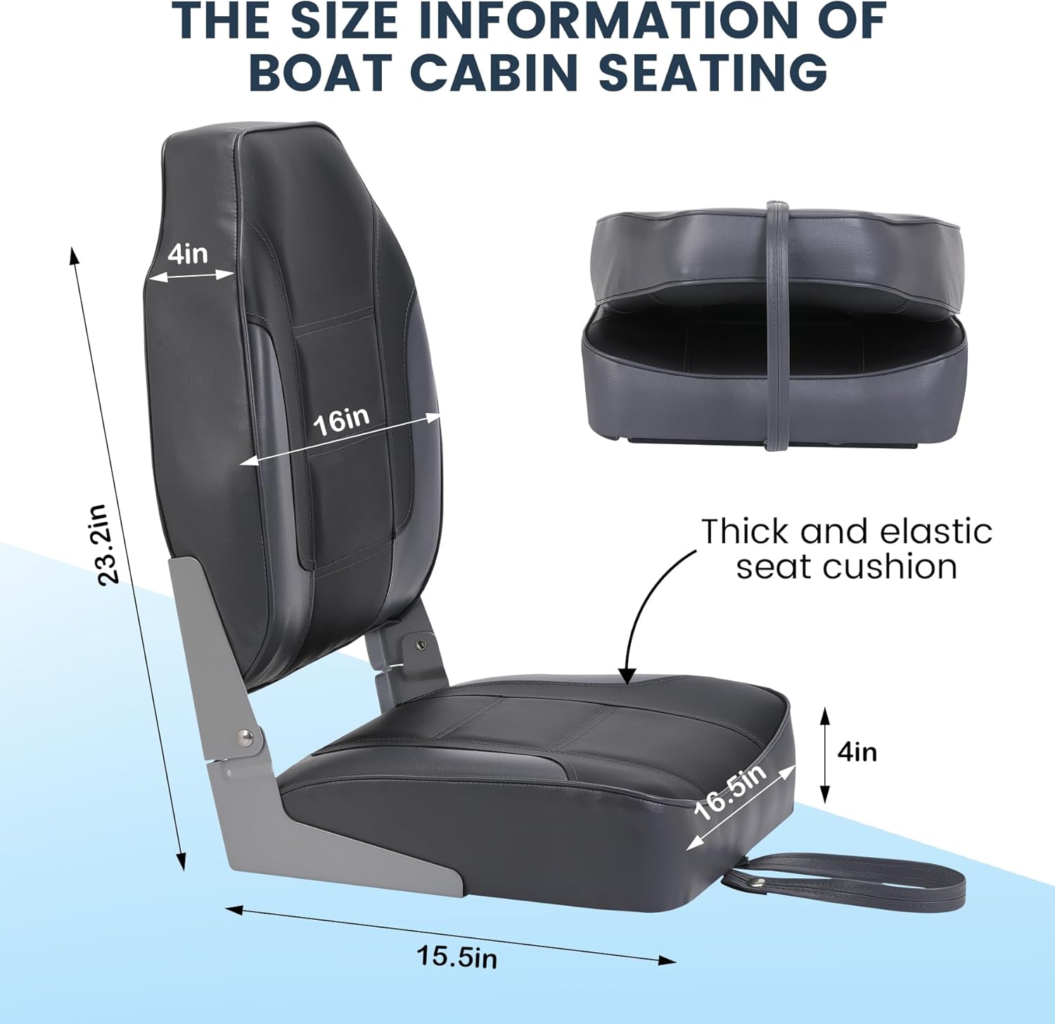 2'li Paket Katlanır Tekne Kolt - Fishing Boat Seat incelemesi ve fiyatı