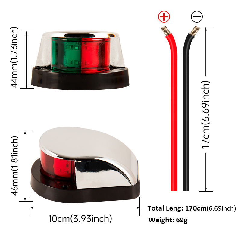 12V LED Deniz Navigasyon Işığı - Fishing Boat Navigation Light incelemesi ve fiyatı
