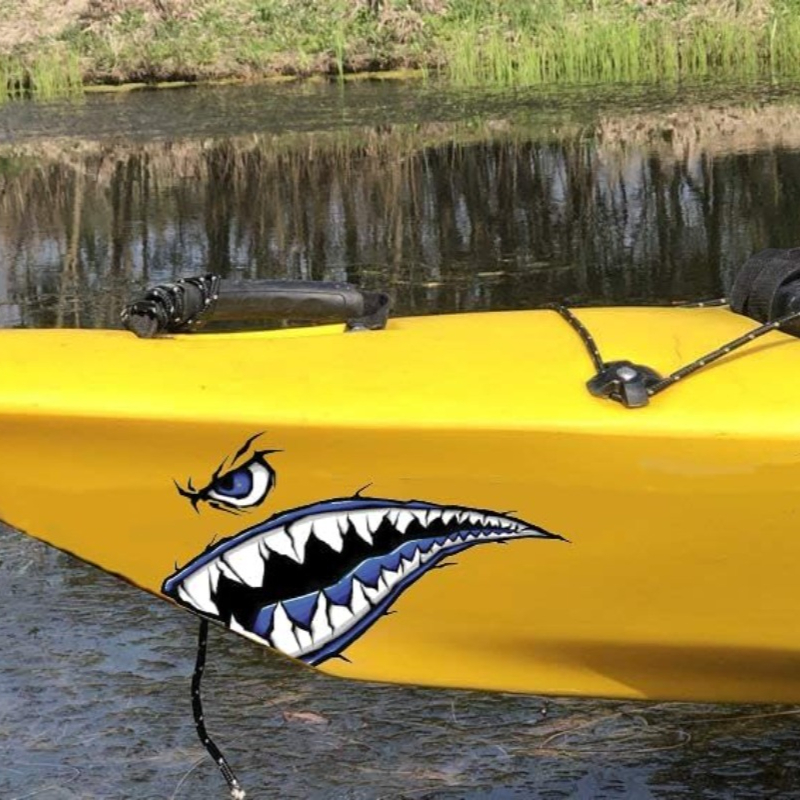 2 adet köpekbalığı dişleri ağı - Fishing Boat Paddle incelemesi ve fiyatı