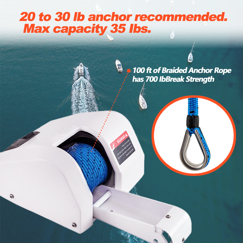 Pontoon Teknesi için Elektrikl - Fishing Boat Anchor incelemesi ve fiyatı
